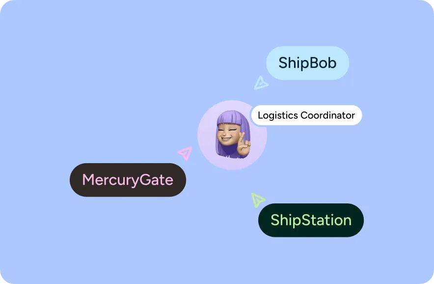 Illustration of the tools a logistics coordinator uses